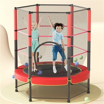 Trampoline with Net Enclosure